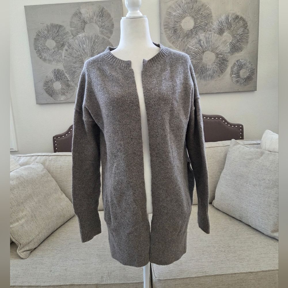 Brochu Walker Open Front 2 Tone Cardigan sz XS